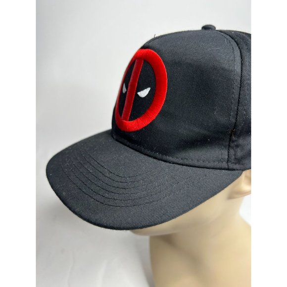 Marvel Dead Pool Cap  OS Adjustable Black - Picture 11 of 14